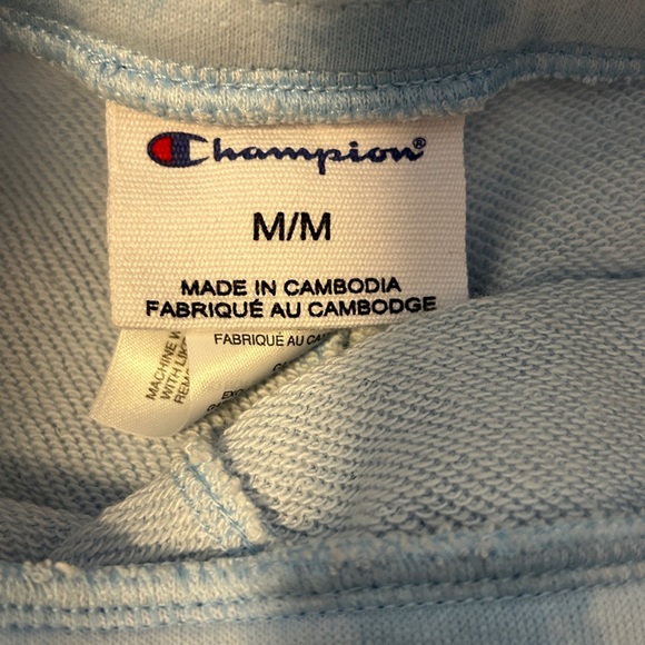 Champion tie dye blue and white shorts - Picture 5 of 7